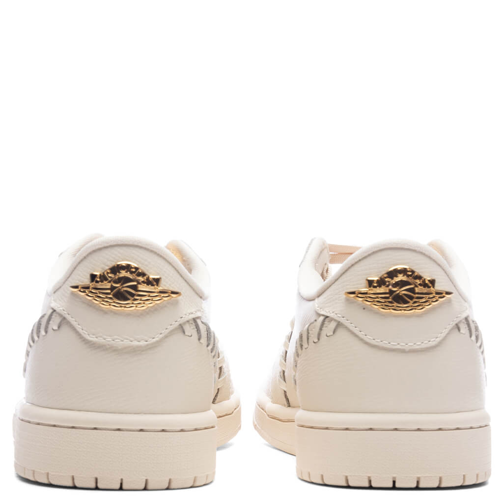 Women's Jordan 1 Low Method of Make - Legend Light Brown/Metallic Gold