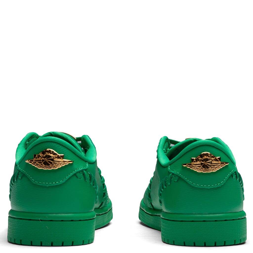 Women's Jordan 1 Low Method of Make - Lucky Green/Metallic Gold