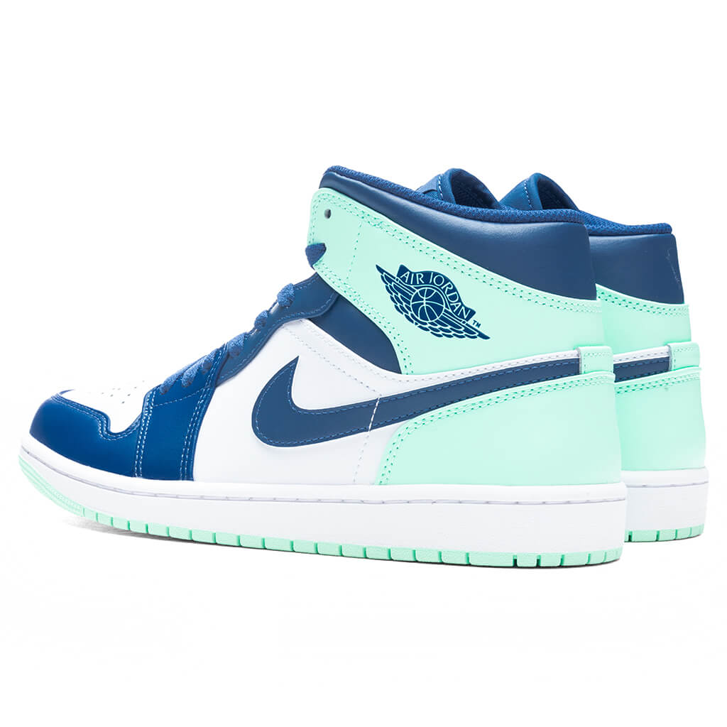 Air Jordan 1 Mid - Mystic Navy/Mint Foam/White