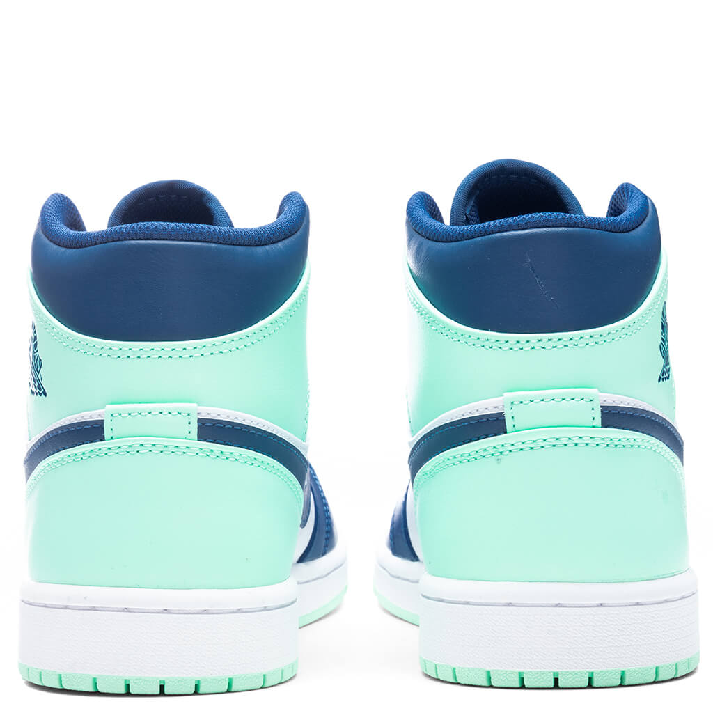 Air Jordan 1 Mid - Mystic Navy/Mint Foam/White