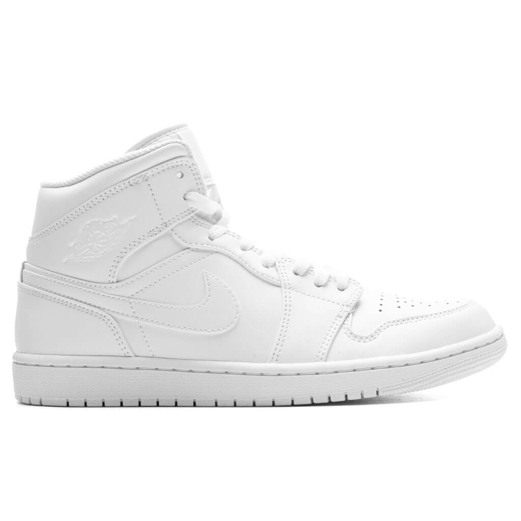 Air Jordan 1 Mid - Triple White