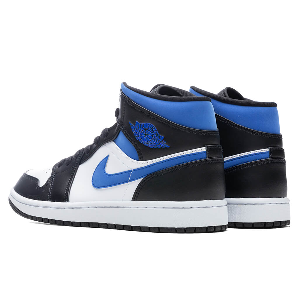 Air Jordan 1 Mid - White/Racer Blue/Black