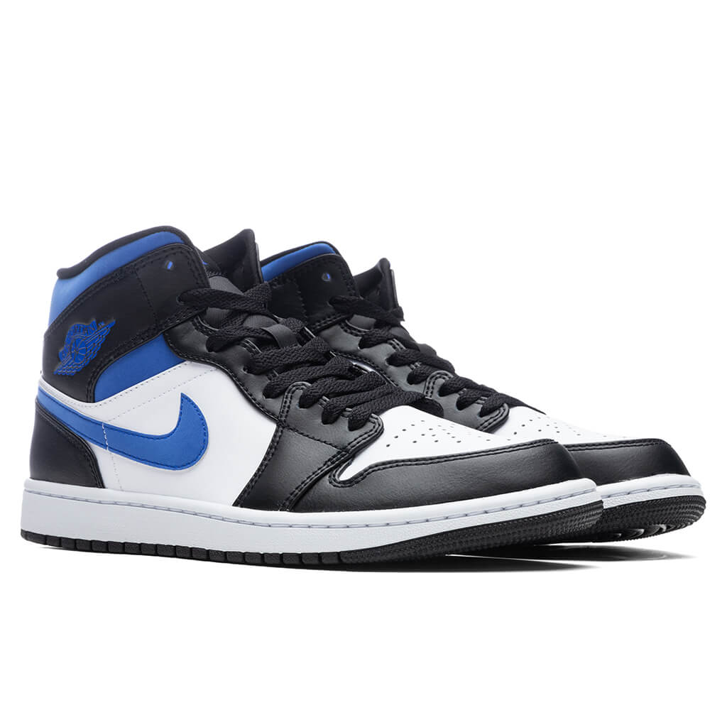 Air Jordan 1 Mid - White/Racer Blue/Black