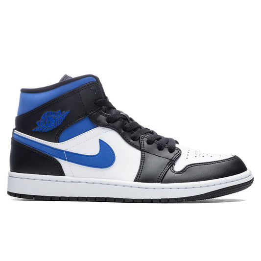 Air Jordan 1 Mid - White/Racer Blue/Black