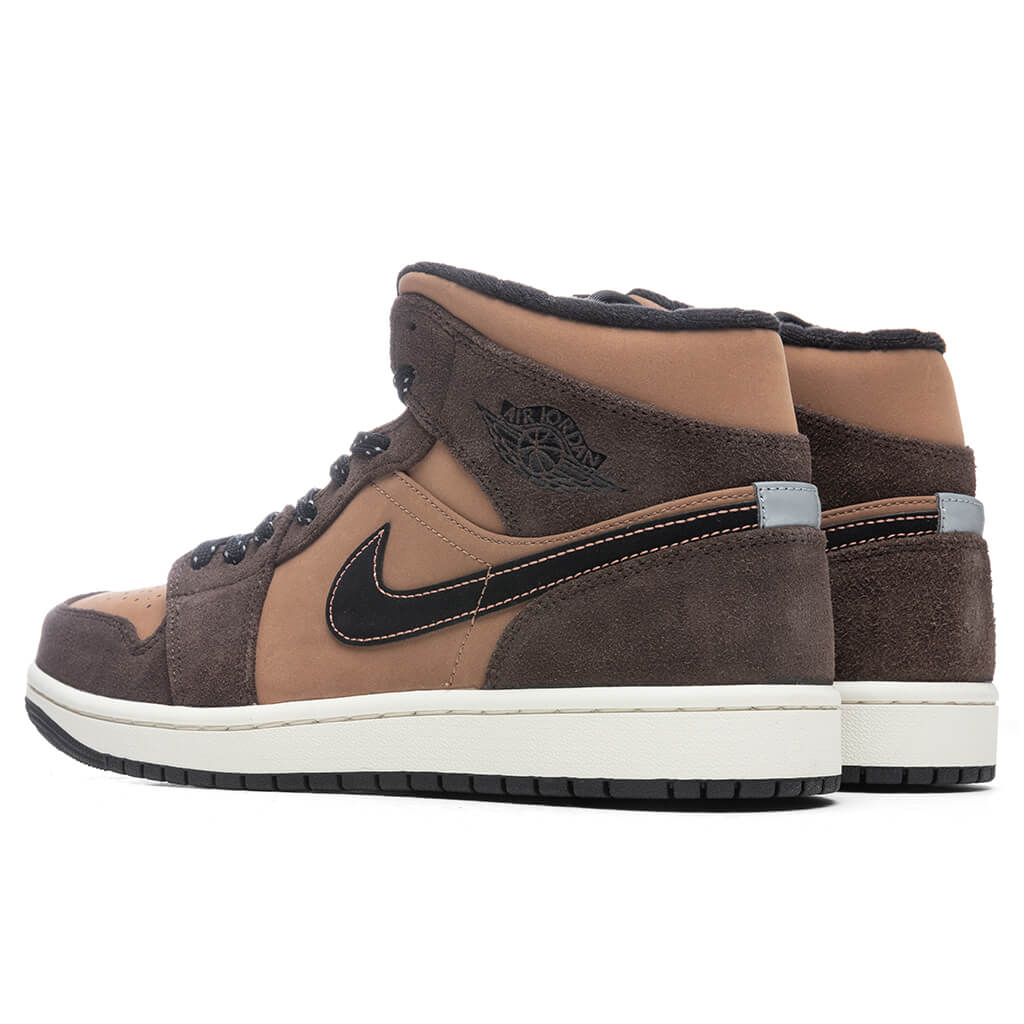 Air Jordan 1 Mid SE - Dark Chocolate/Crimson Bliss