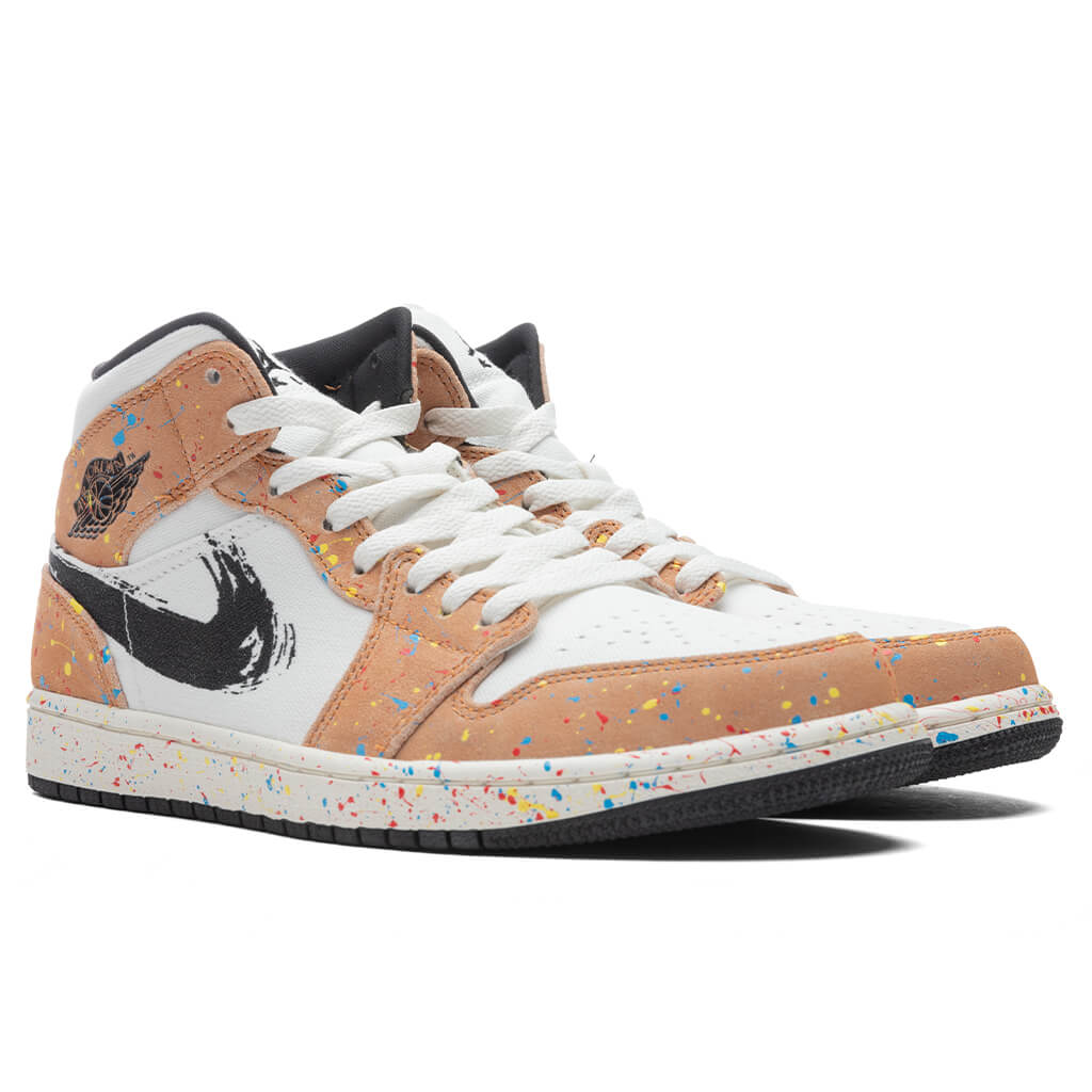 Air Jordan 1 Mid SE - Sail/Black/Cider