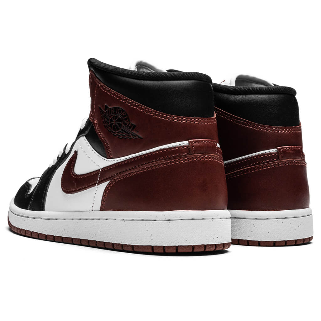 Air Jordan 1 Mid SE - White/Dark/Pony Black