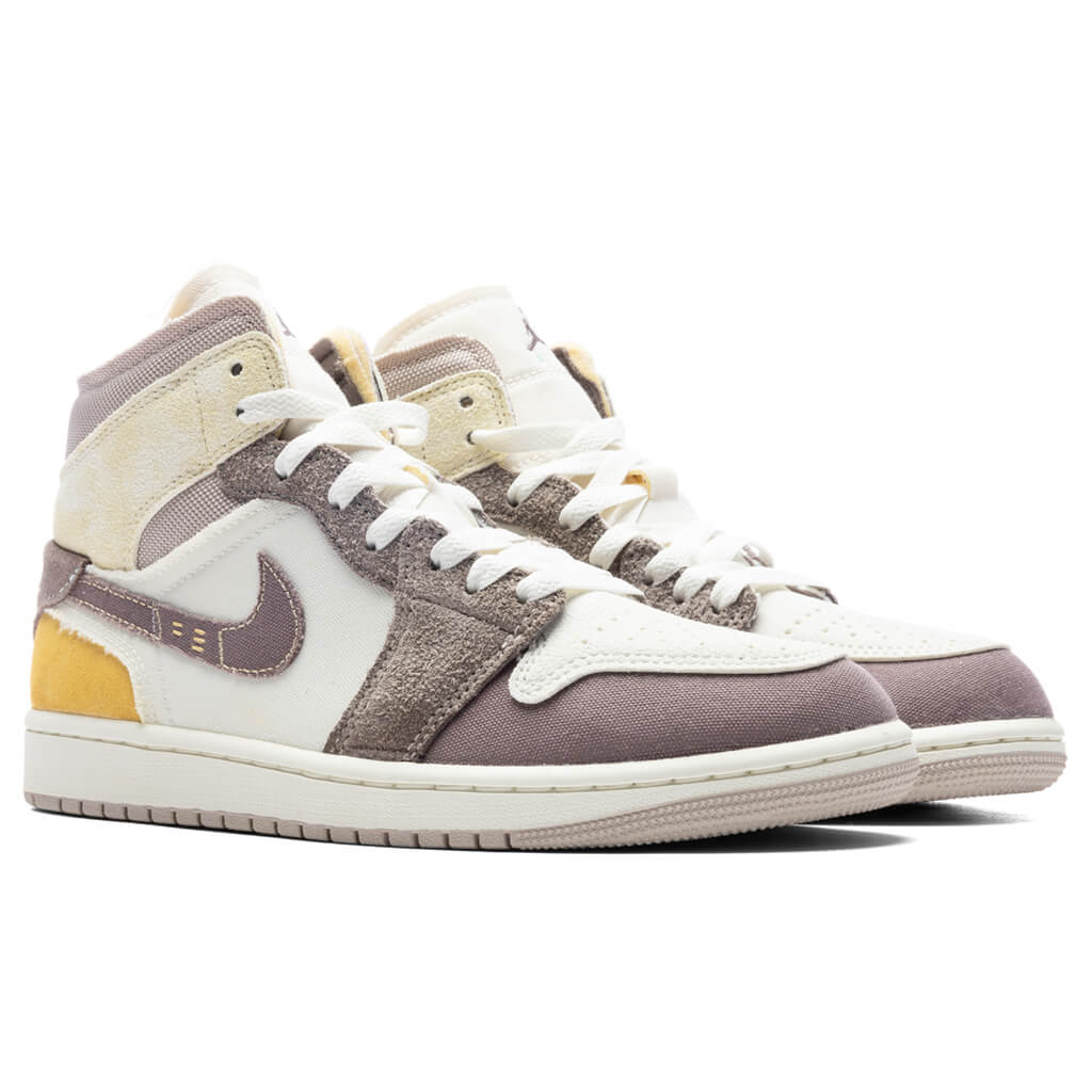Air Jordan 1 Mid SE Craft - Sail/Taupe Haze/Fossil Stone