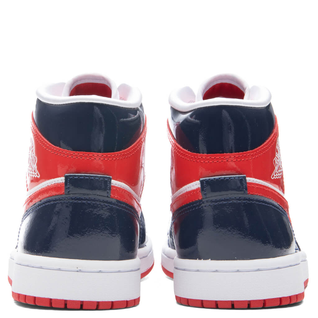 Women's Air Jordan 1 Mid SE - Midnight Navy/University Red
