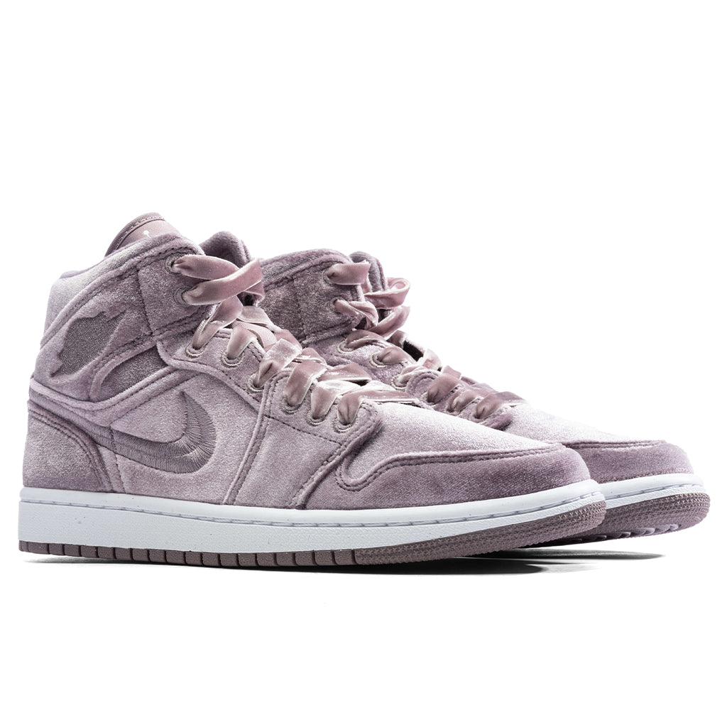 Women's Air Jordan 1 Mid SE - Purple Smoke/White
