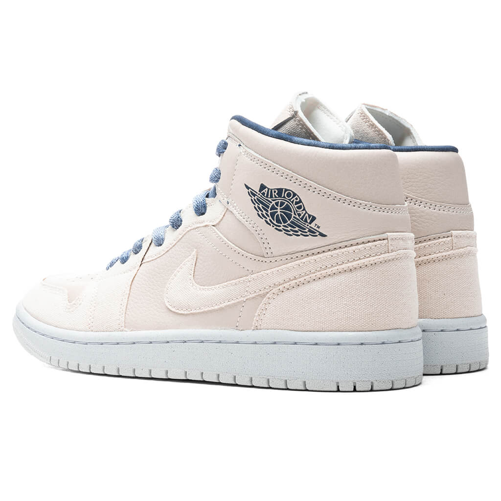 Women's Air Jordan 1 Mid SE - Sand Drift/Sail/Midnight Navy