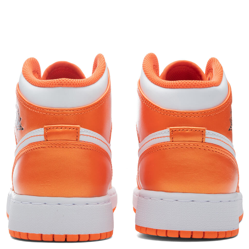 Air Jordan 1 Mid SE (GS) - Electro Orange/Black