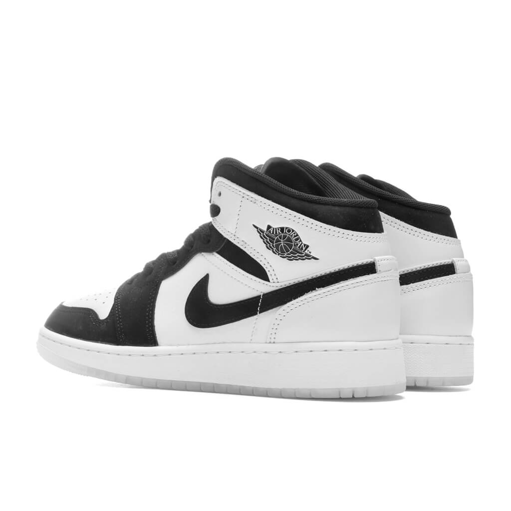 Air Jordan 1 Mid SE (GS) - White/Black/Multi