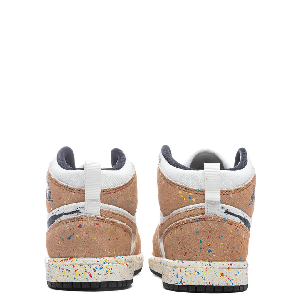 Air Jordan 1 Mid SE (PS) - Sail/Black/Cider