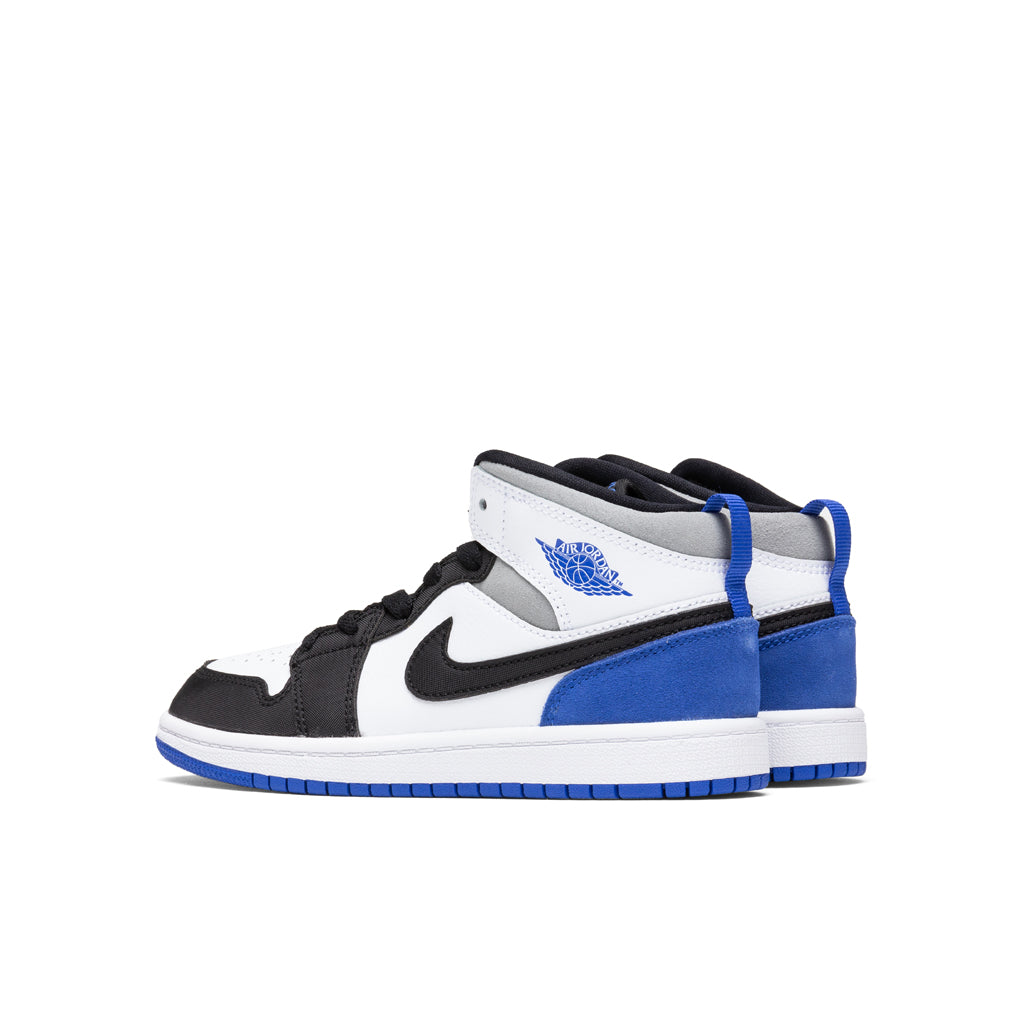 Air Jordan 1 Mid SE (PS) - White/Hyper Royal (Intro Launch 10/1)