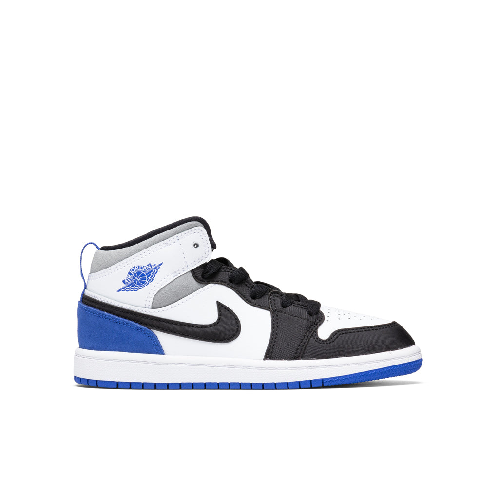 Air Jordan 1 Mid SE (PS) - White/Hyper Royal (Intro Launch 10/1)