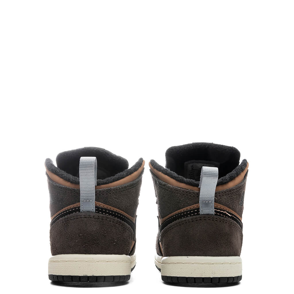 Air Jordan 1 Mid SE (TD) - Dark Chocolate/Crimson Bliss