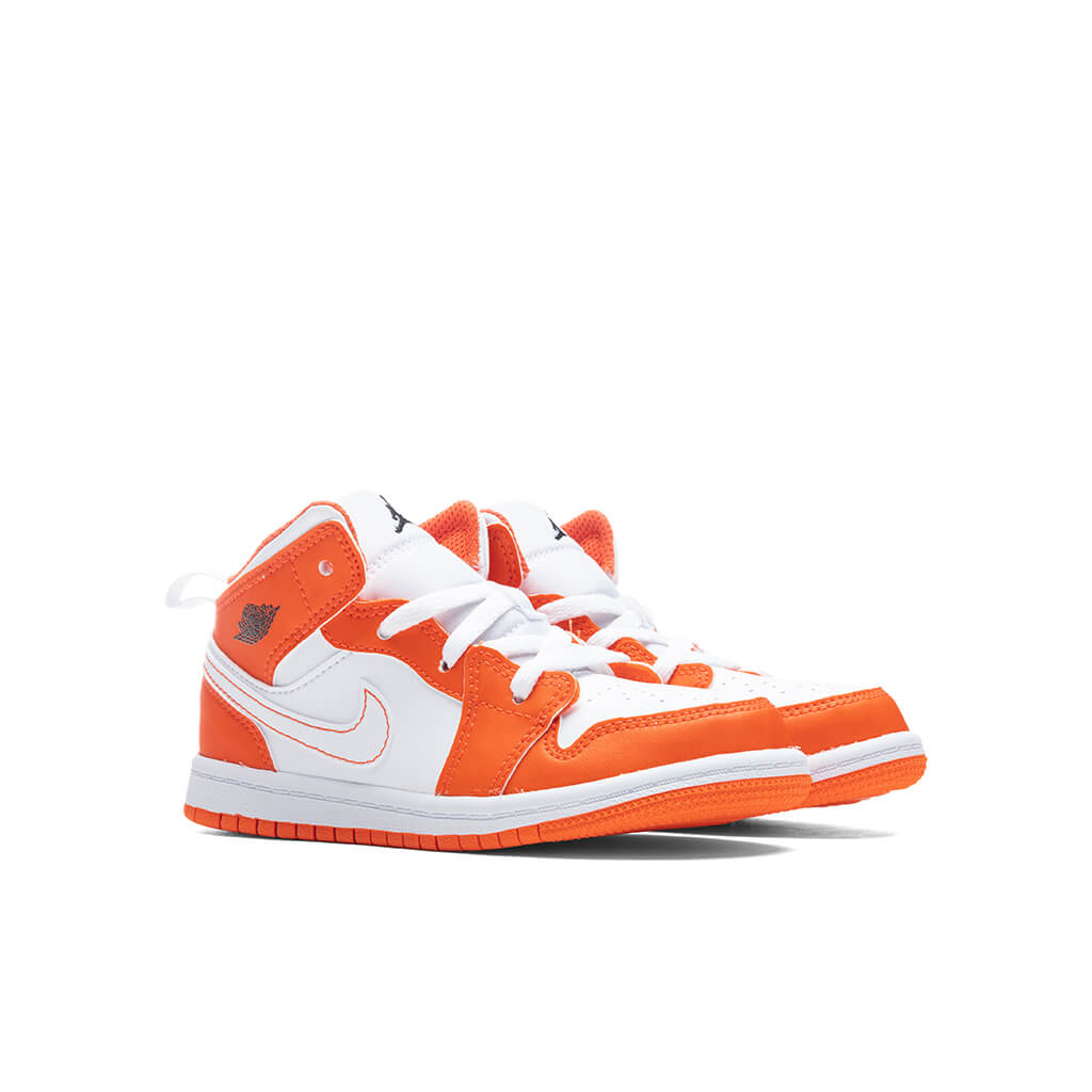 Air Jordan 1 Mid SE (TD) - Electro Orange/Black