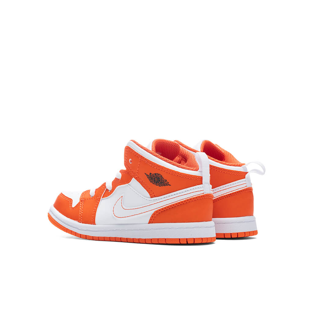 Air Jordan 1 Mid SE (TD) - Electro Orange/Black