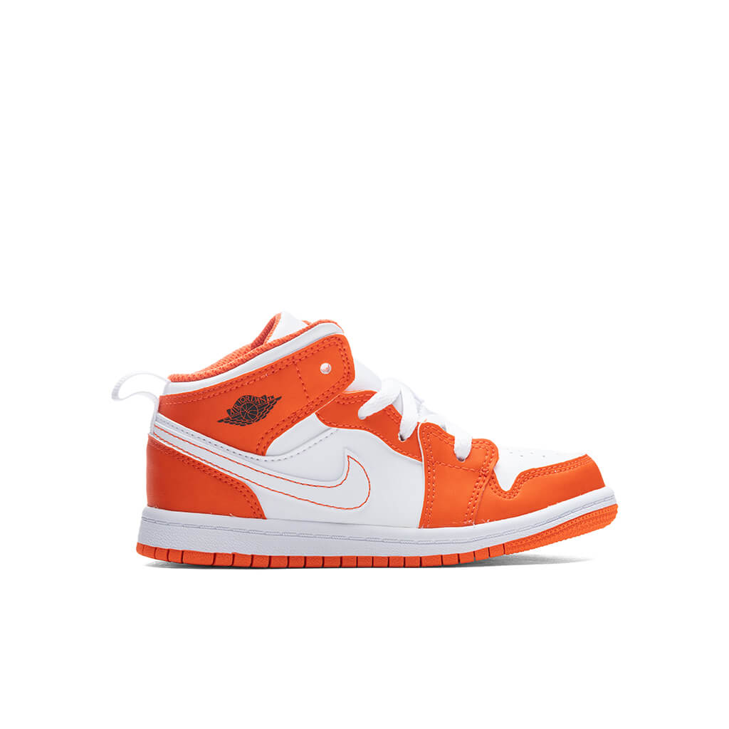 Air Jordan 1 Mid SE (TD) - Electro Orange/Black