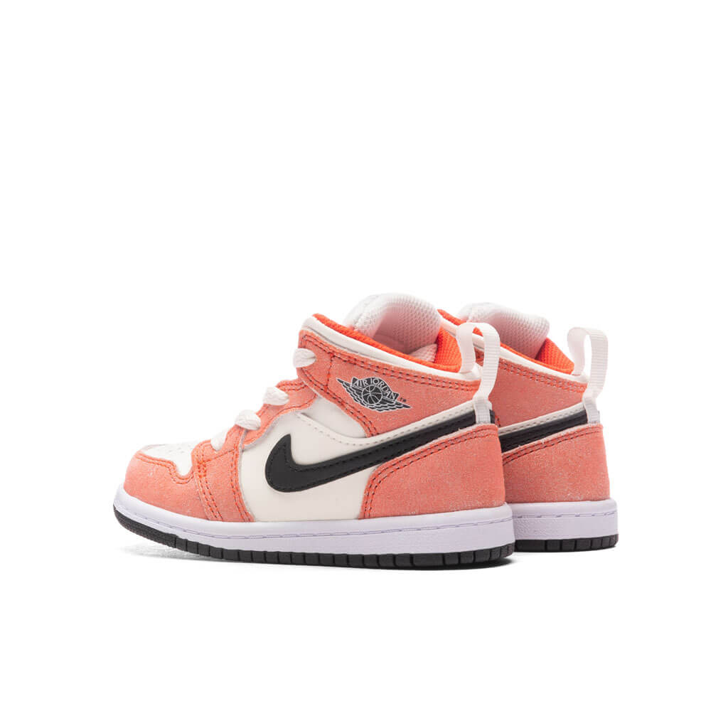 Air Jordan 1 Mid SE (TD) - Team Orange/Black/Sail