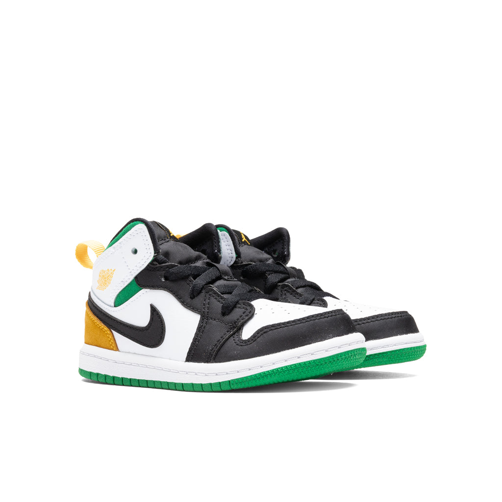 Air Jordan 1 Mid SE (TD) - White/Laser Orange