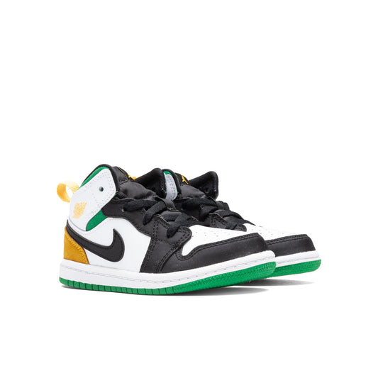 Air Jordan 1 Mid SE (TD) - White/Laser Orange