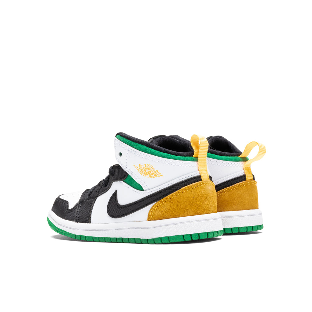 Air Jordan 1 Mid SE (TD) - White/Laser Orange