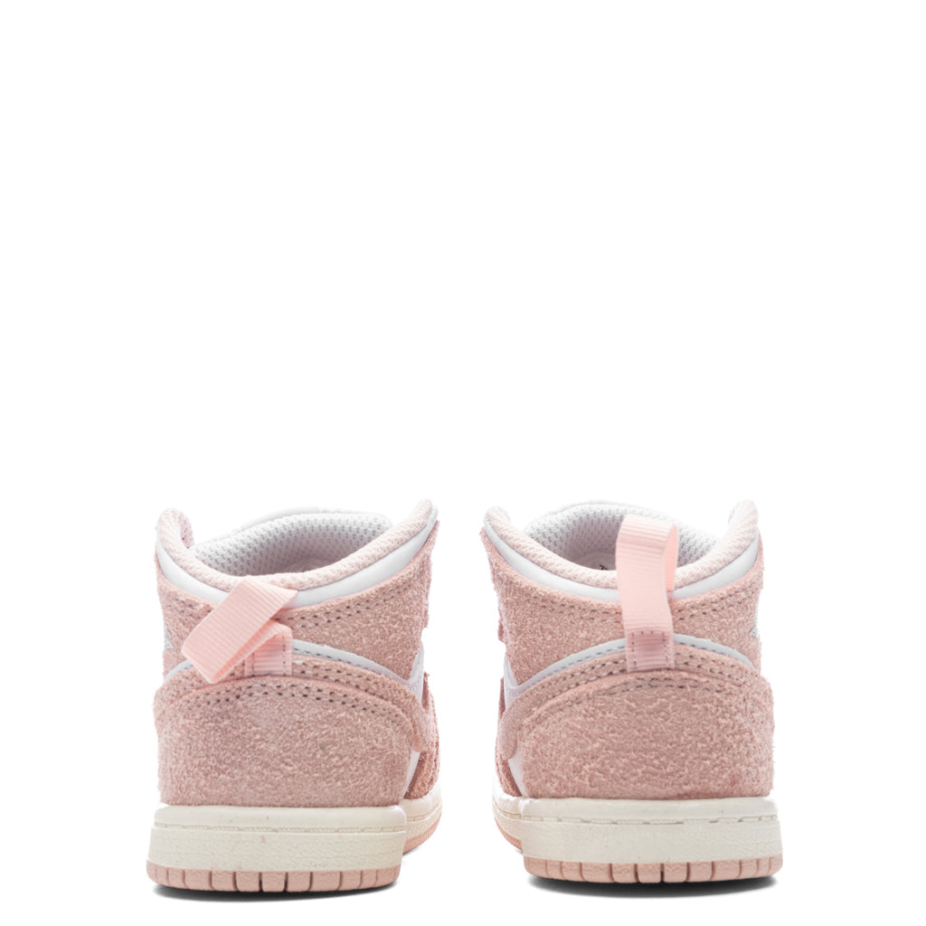 Air Jordan 1 Mid SE (TD) - White/Legend Pink/Sail