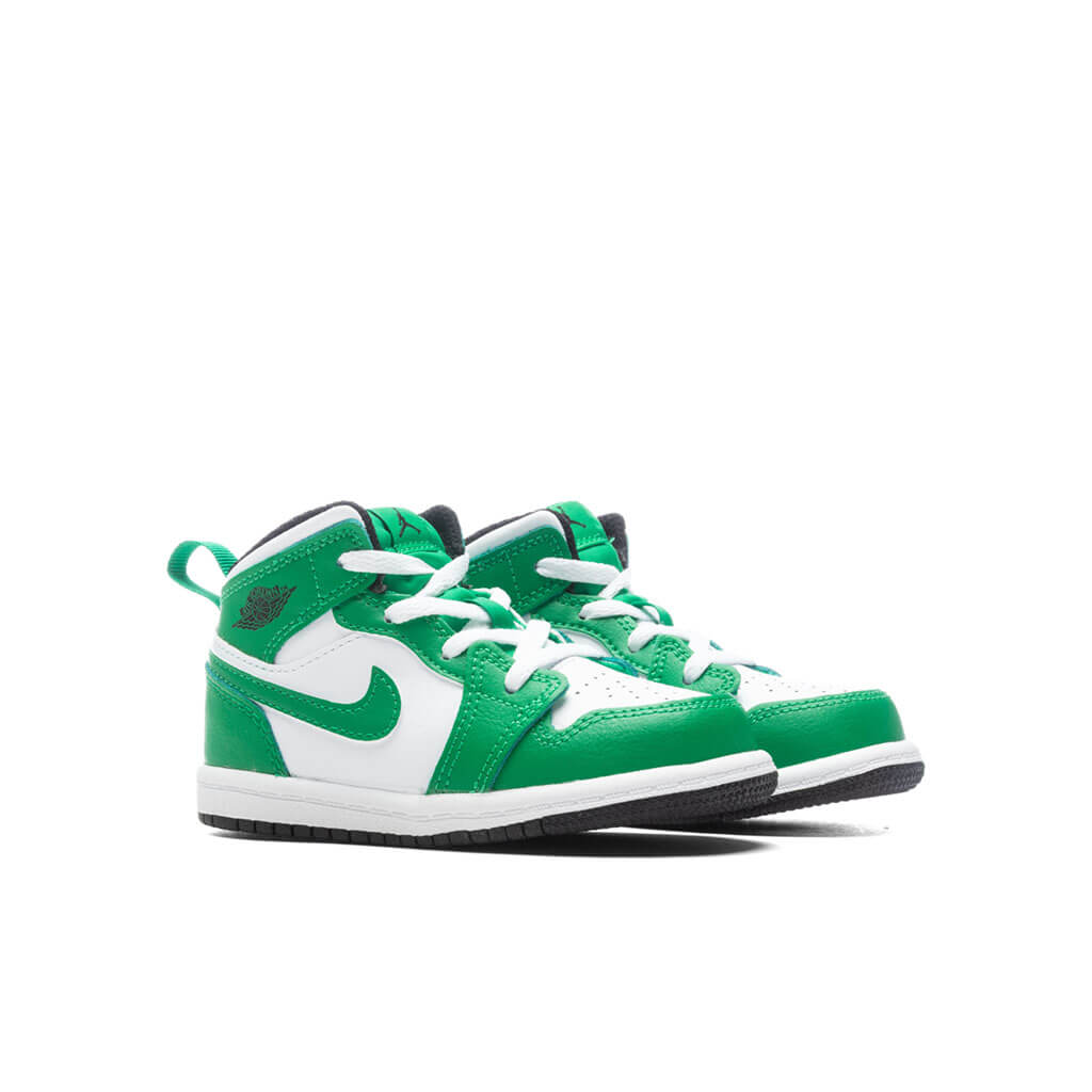Jordan 1 Mid (TD) - Lucky Green/Black/White