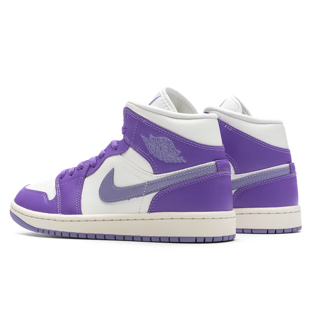 Women's Air Jordan 1 Mid - Action Grape/Sky J Purple/Sail