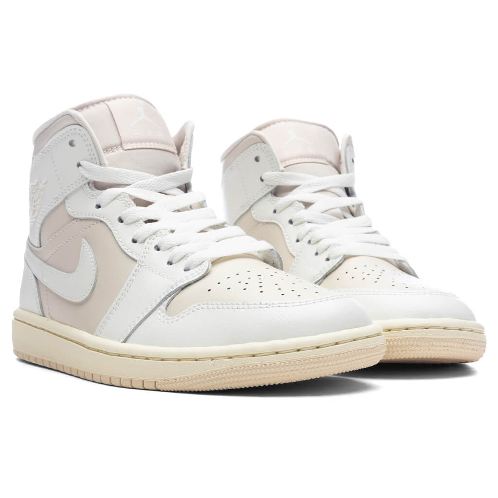 Women's Air Jordan 1 Mid - Legend Light Brown/Sail/Muslin