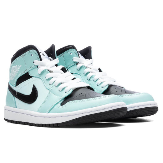 Women's Air Jordan 1 Mid - Light Dew/Black