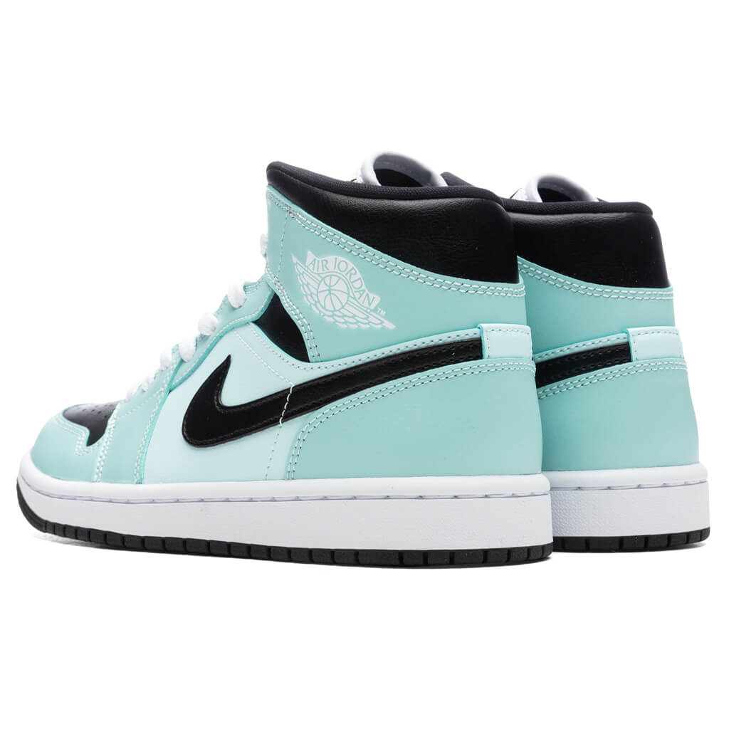 Women's Air Jordan 1 Mid - Light Dew/Black