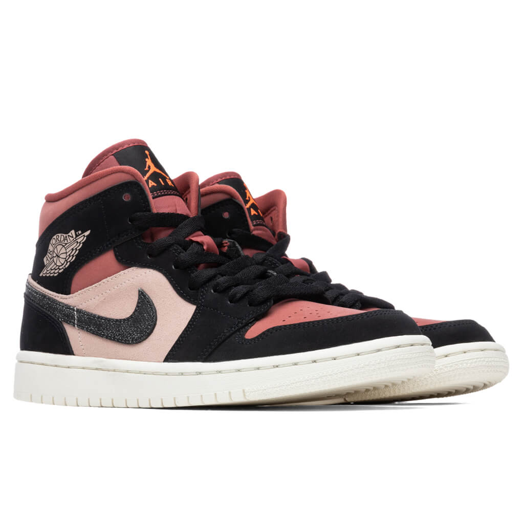 Women's Air Jordan 1 Mid - Particle Beige/Black