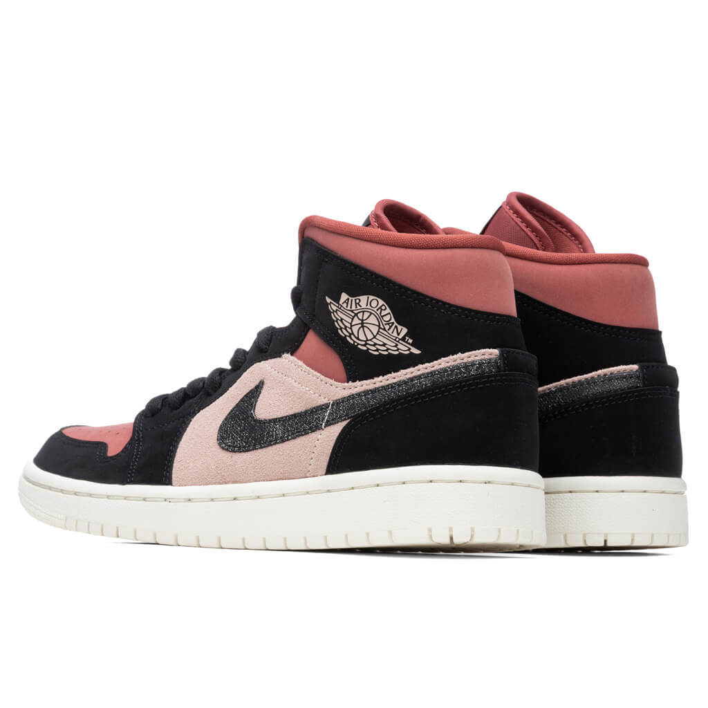 Women's Air Jordan 1 Mid - Particle Beige/Black
