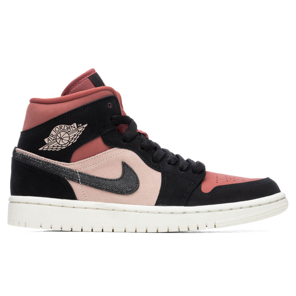 Women's Air Jordan 1 Mid - Particle Beige/Black