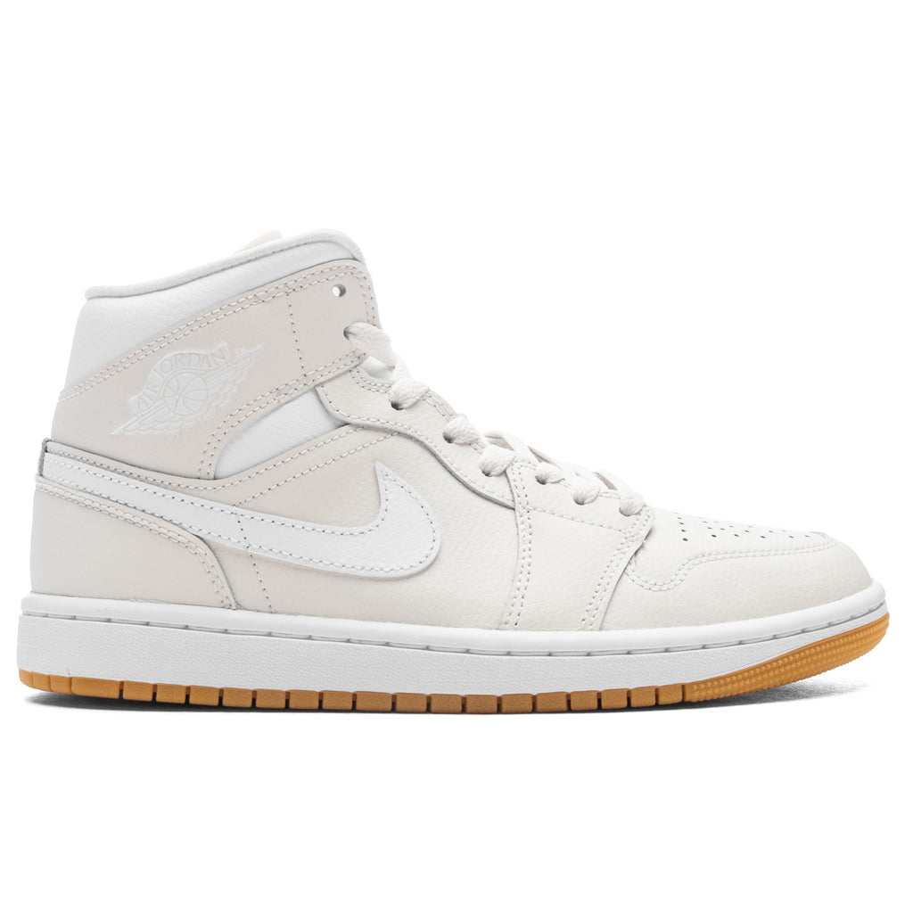 Women's Air Jordan 1 Mid - Phantom/White/Gum Light