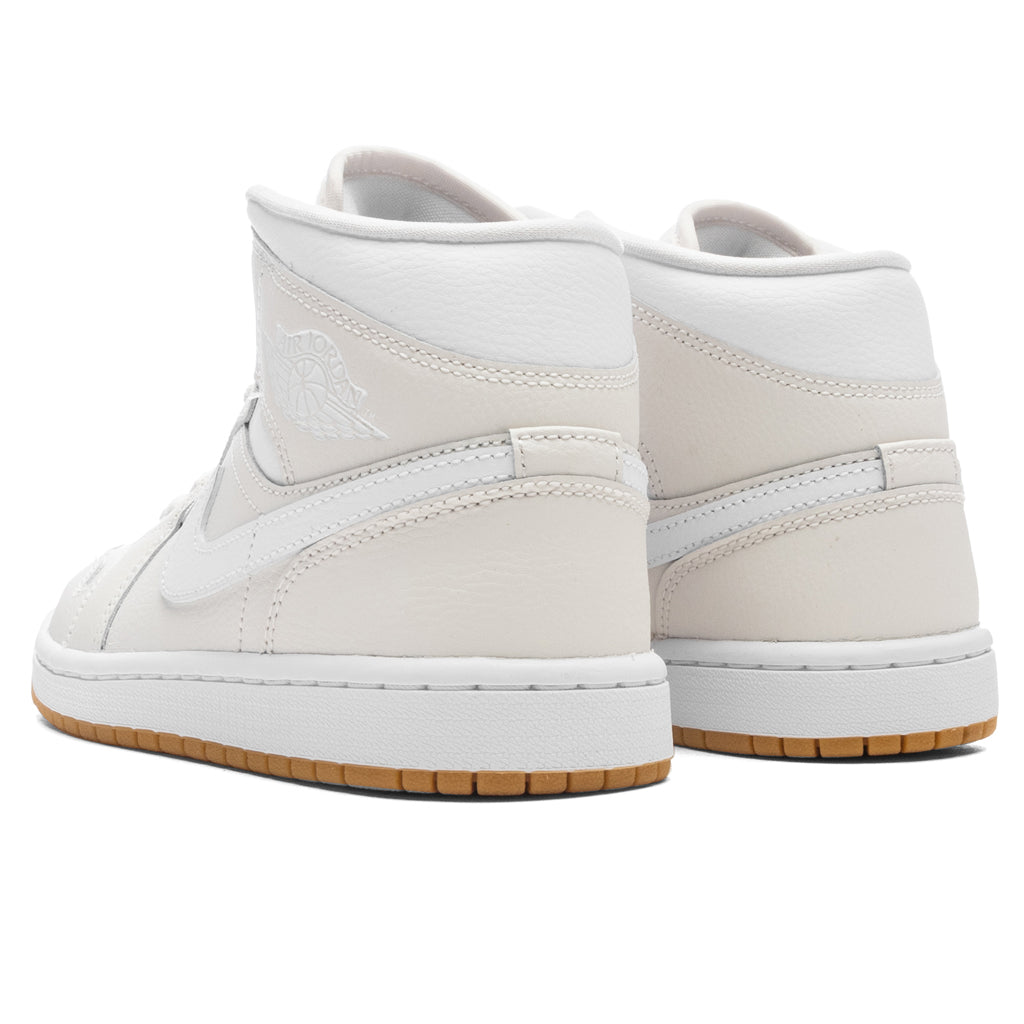 Women's Air Jordan 1 Mid - Phantom/White/Gum Light