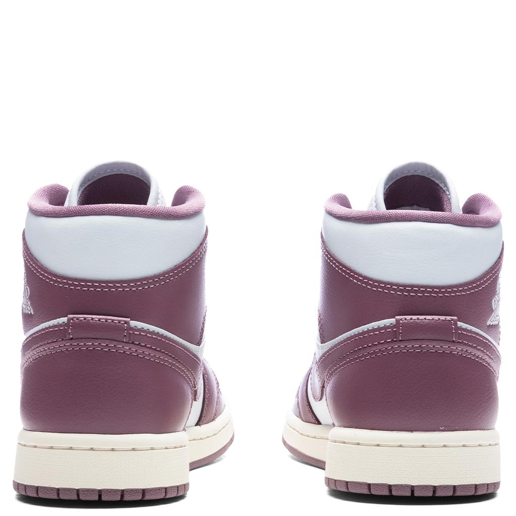 Women's Air Jordan 1 Mid - Pure Platinum/Sky J Mauve/Sail