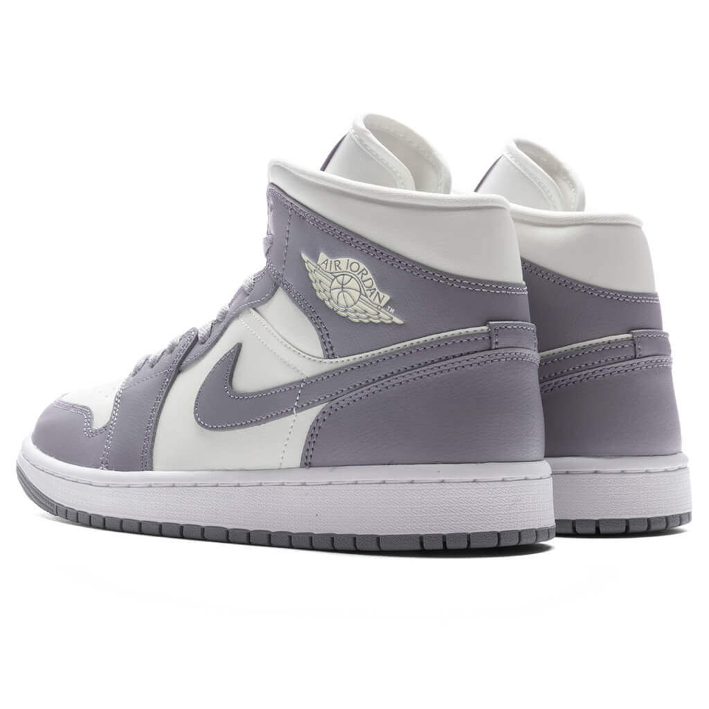 Women's Air Jordan 1 Mid - Sail/Stealth/White