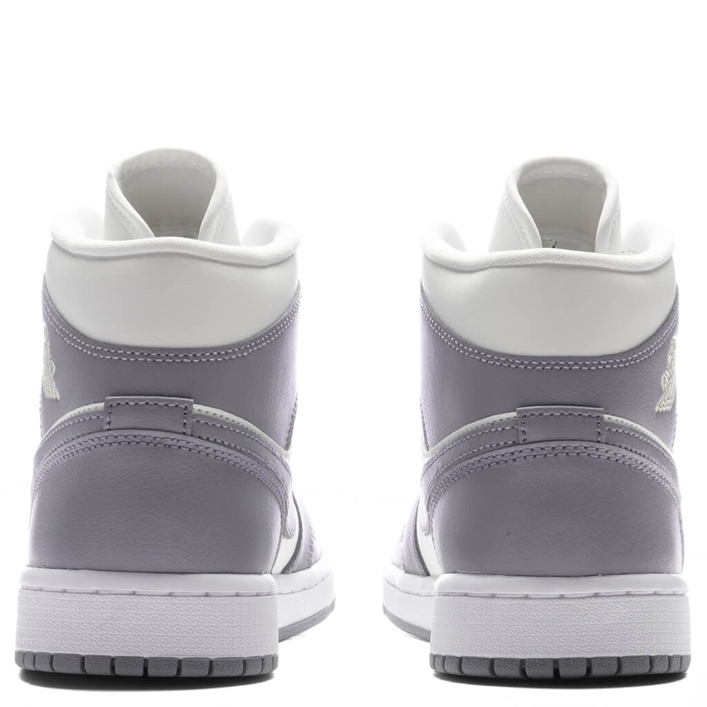 Women's Air Jordan 1 Mid - Sail/Stealth/White