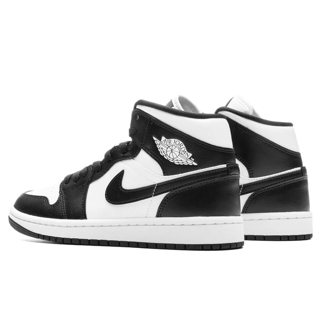 Women's Air Jordan 1 Mid - White/Black/White