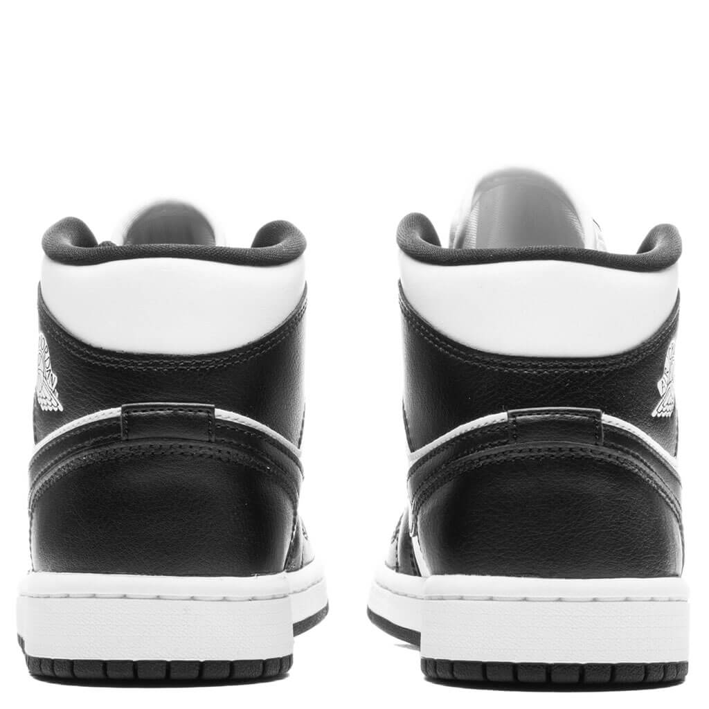 Women's Air Jordan 1 Mid - White/Black/White