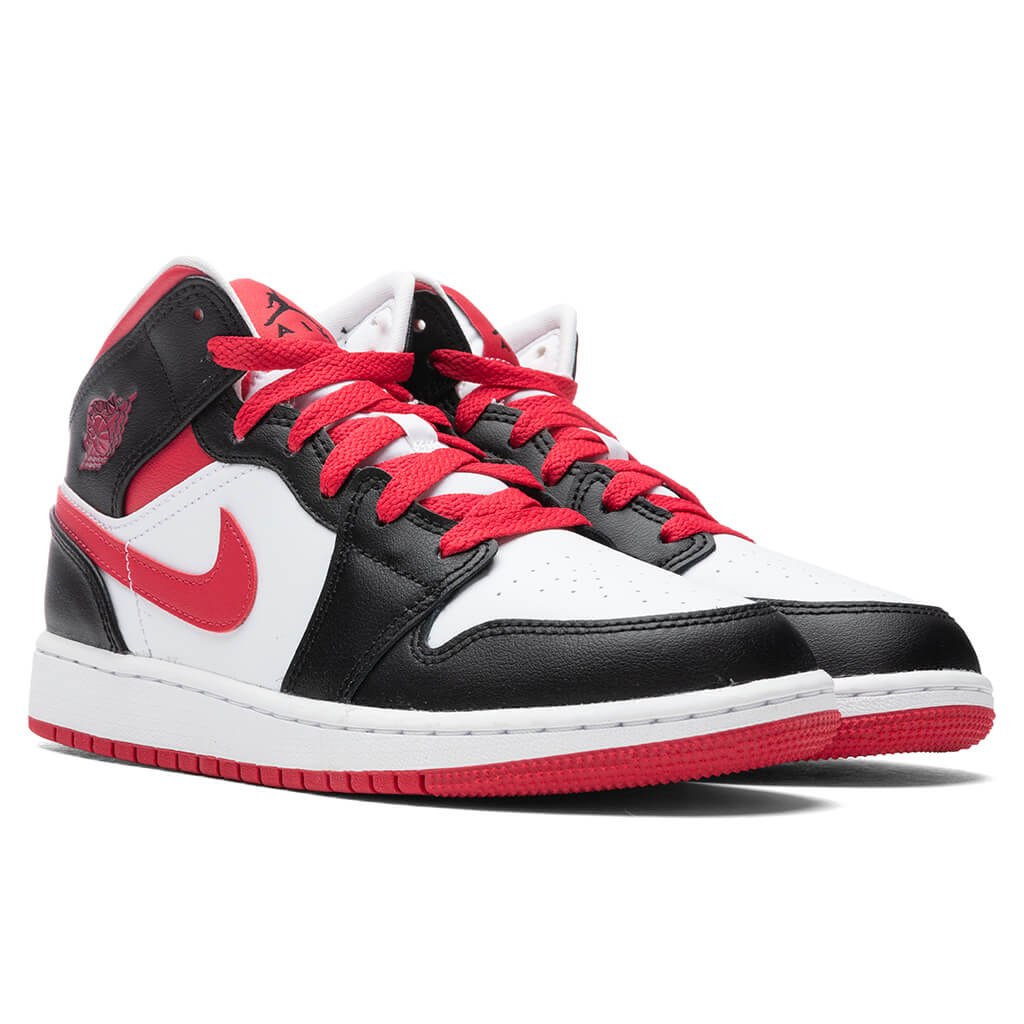 Air Jordan 1 Mid (GS) - Black/Very Berry
