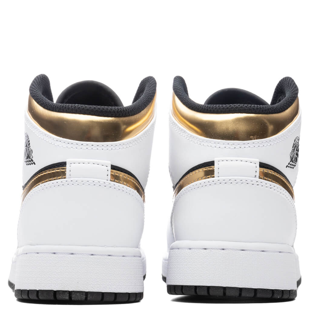 Air Jordan 1 Mid (GS) - White/Multi