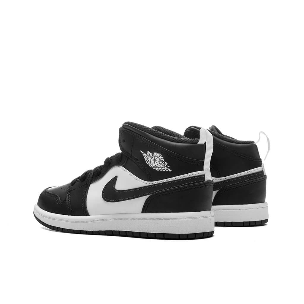 Air Jordan 1 Mid (PS) - Black/Off Noir/Summit White