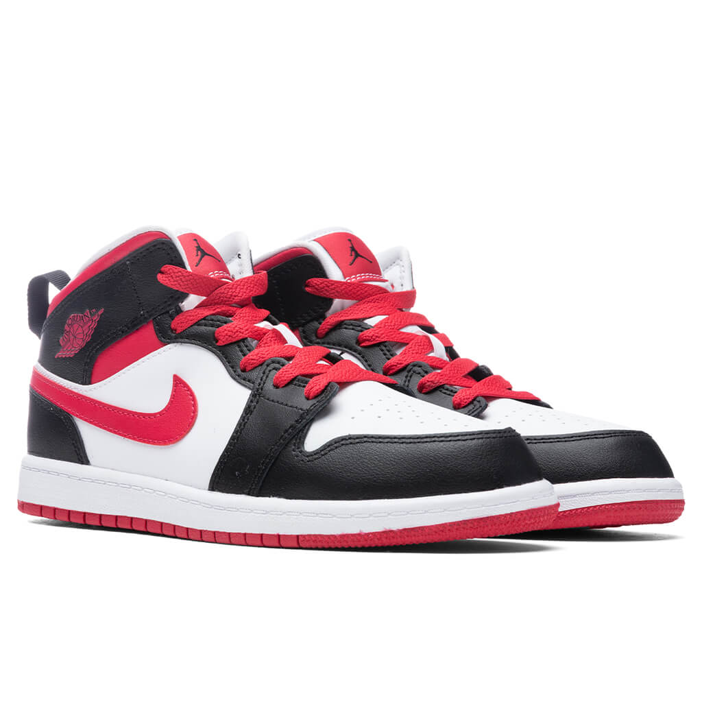 Air Jordan 1 Mid (PS) - Black/Very Berry
