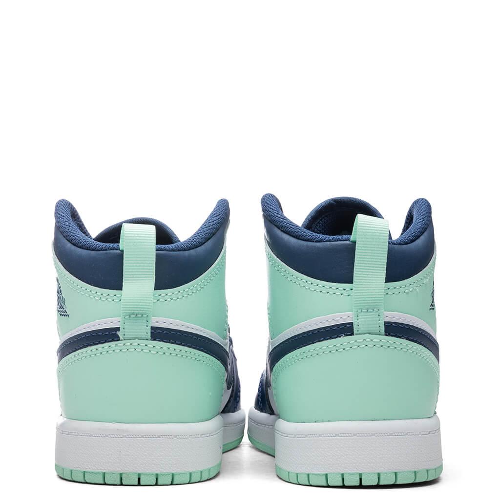 Air Jordan 1 Mid (PS) - Mystic Navy/Mint Foam/White