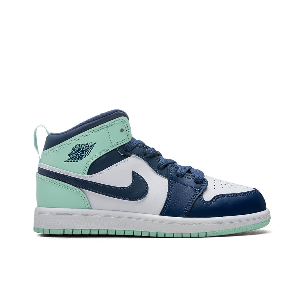 Air Jordan 1 Mid (PS) - Mystic Navy/Mint Foam/White